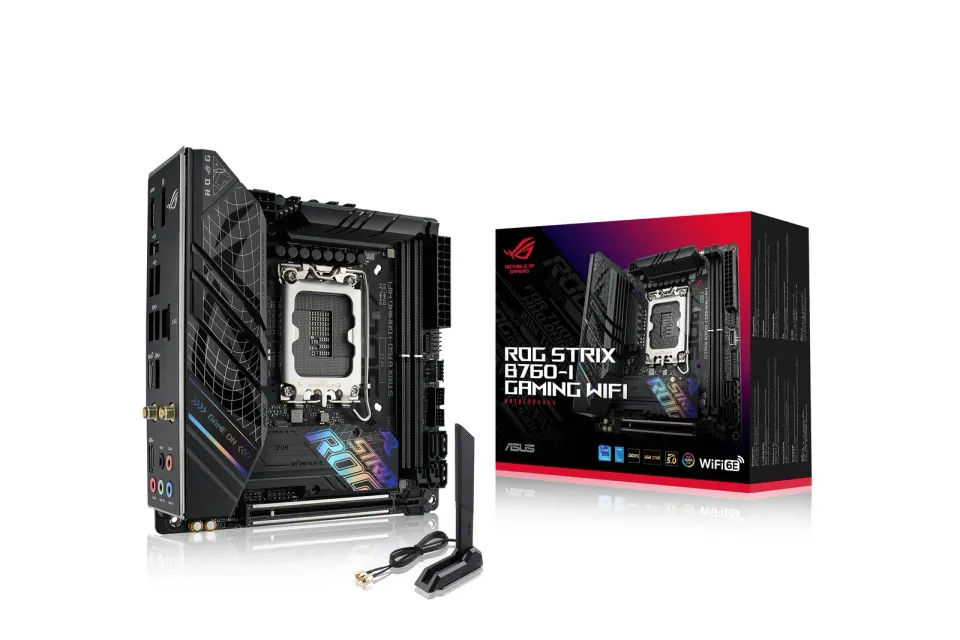 ASUS MB Sc LGA1700 ROG STRIX B760-I GAMING WIFI, Intel B760, 2xDDR5, 1xDP, 1xHDMI, WI-FI, mini-ITX