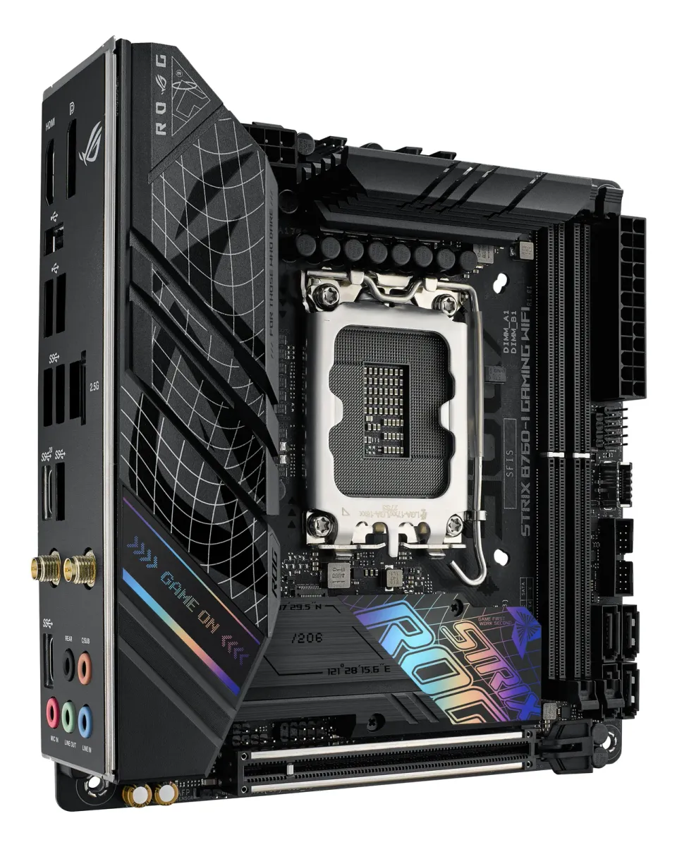 ASUS MB Sc LGA1700 ROG STRIX B760-I GAMING WIFI, Intel B760, 2xDDR5, 1xDP, 1xHDMI, WI-FI, mini-ITX