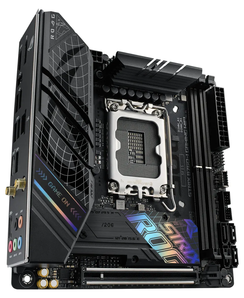 ASUS MB Sc LGA1700 ROG STRIX B760-I GAMING WIFI, Intel B760, 2xDDR5, 1xDP, 1xHDMI, WI-FI, mini-ITX