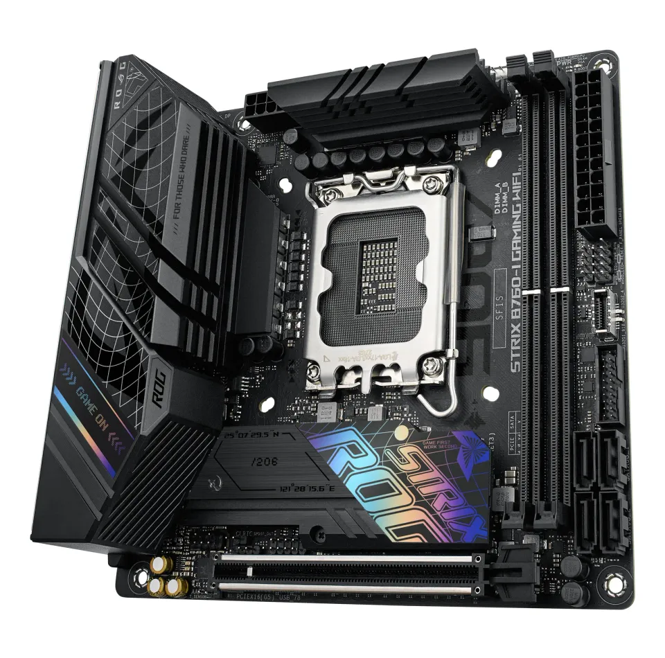 ASUS MB Sc LGA1700 ROG STRIX B760-I GAMING WIFI, Intel B760, 2xDDR5, 1xDP, 1xHDMI, WI-FI, mini-ITX