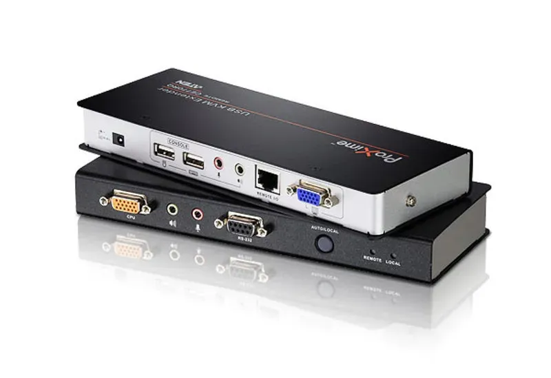 ATEN CE-770 USB VGA / Audio Cat 5 Extender KVM s Deskew (1280 x 1024 na 300m)