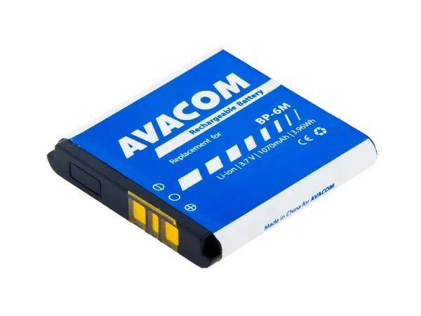 AVACOM Baterie do mobilu Nokia 6233, 9300, N73 Li-Ion 3,7V 1070mAh (náhrada BP-6