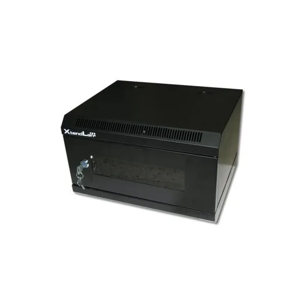 XtendLan Skříň 10", 4U, 280x350, černý, prosklený
