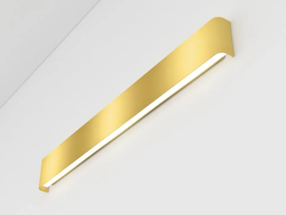 IMMAX NEO LÍNEA SMART nástěnné svítidlo 76cm 40W zlaté Zigbee 3.0, TUYA