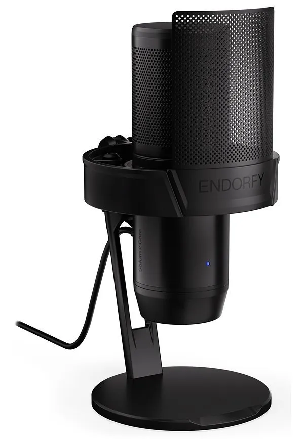 Endorfy Solum 2 Core,Mikrofon, kondenzátorový, kardioidní, pop-up filtr, dotykov