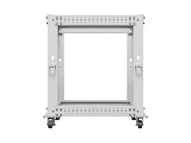 LANBERG OTEVŘENÝ RACK 19" 12U 600X600-1100 NASTAVITELNÝ ŠEDÝ