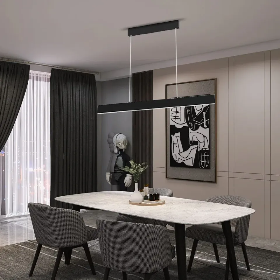 IMMAX NEO LISTON SMART závěsné svítidlo, 118cm 18W černé, TUYA