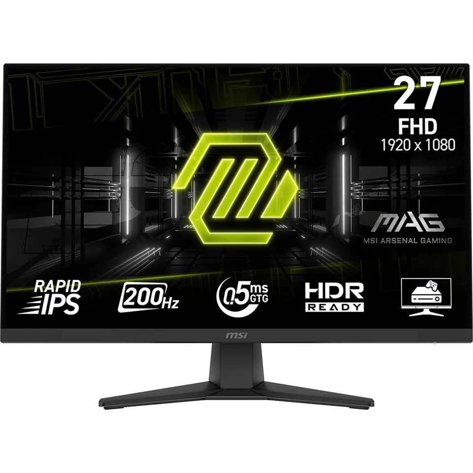 MSI Gaming monitor MAG 272F 27" Rapid IPS/FHD/200Hz/0,5ms/HDMI/DP/černá