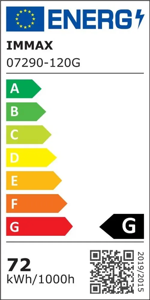 IMMAX NEO FINO SMART LED stropní (nástěnné) svítidlo zlaté 120cm 72W 4752lm, DO, Zigbee 3.0 TUYA