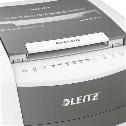 LEITZ Skartovač IQ Autofeed Office Pro 600 P4
