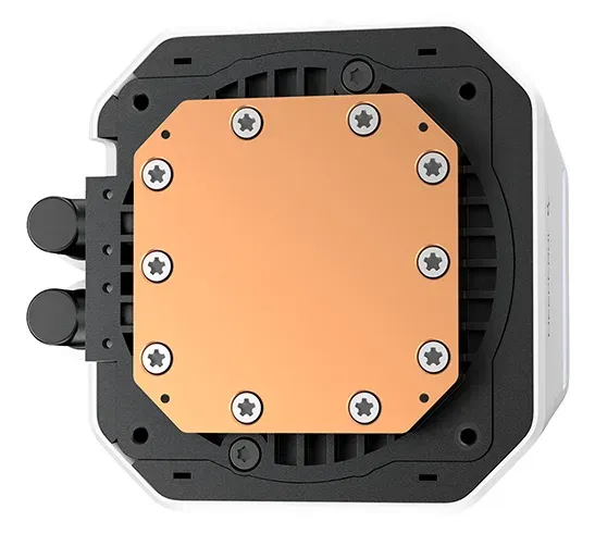 DEEPCOOL Vodní chladič LM240 WH, ARGB, 2x 120mm, AM5, LGA1851, bílá