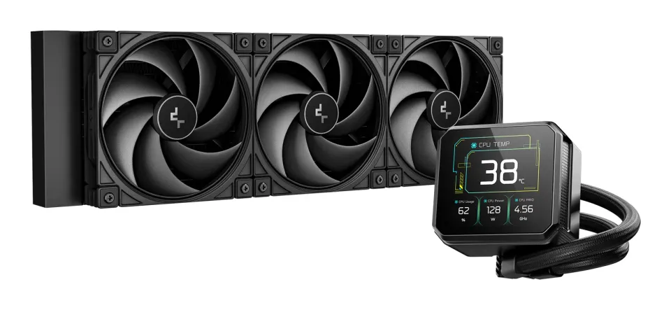 DEEPCOOL Vodní chladič SPARTACUS 360, ARGB, 3x 120mm, AM5, LGA1851, černá
