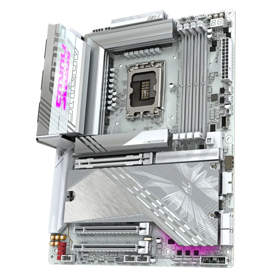 GIGABYTE MB Sc LGA1851 Z890 A ELITE X ICE, Intel Z890, 4xDDR5, 1xHDMI, 1xThunderbolt, WiFi