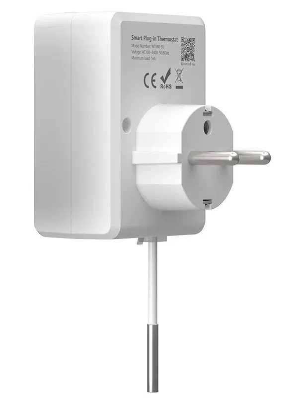 IMMAX NEO SMART chytrá vnitřní zásuvka s teploměrem bez kolíku (typ F)/ 16A/ Wi-Fi/ TUYA/ LIDL
