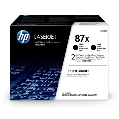 HP CF287XD originální toner – 2pack (2× CF287X) černý, cca 2× 18000 stran