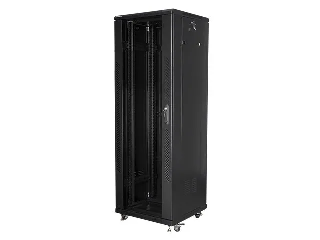 LANBERG Volně stojící skříň 19" 37U/600x600 (v rozloženém stavu) černá (RAL9004)