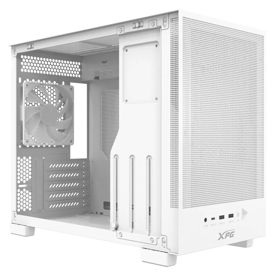 ADATA XPG case VALOR MESH NANO Mini-Tower, bez zdroje, 1x 120mm ARGB Fan, Bílá
