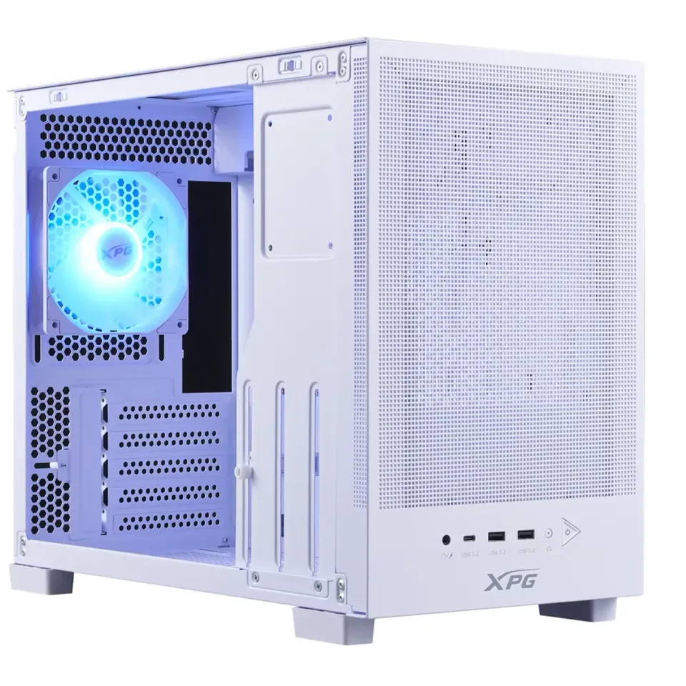 ADATA XPG case VALOR MESH NANO Mini-Tower, bez zdroje, 1x 120mm ARGB Fan, Bílá