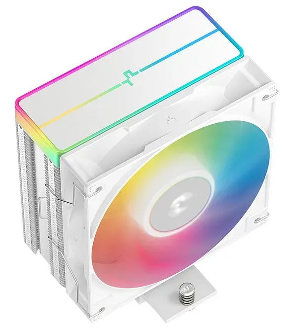 DEEPCOOL CPU Chladič AG400 WH ARGB V2, 1x120mm, LGA1851, AM5, bílá
