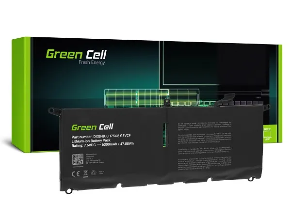 Green Cell Battery DXGH8 for Dell XPS 13 9370 9380, Dell Inspiron 13 3301 5390 7