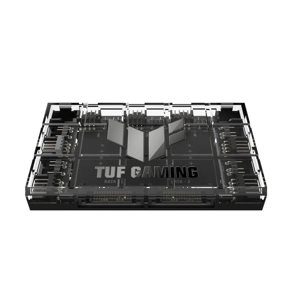 ASUS TUF GAMING ARGB FAN HUB, 6x ARGB Fan, 2x SATA, černá