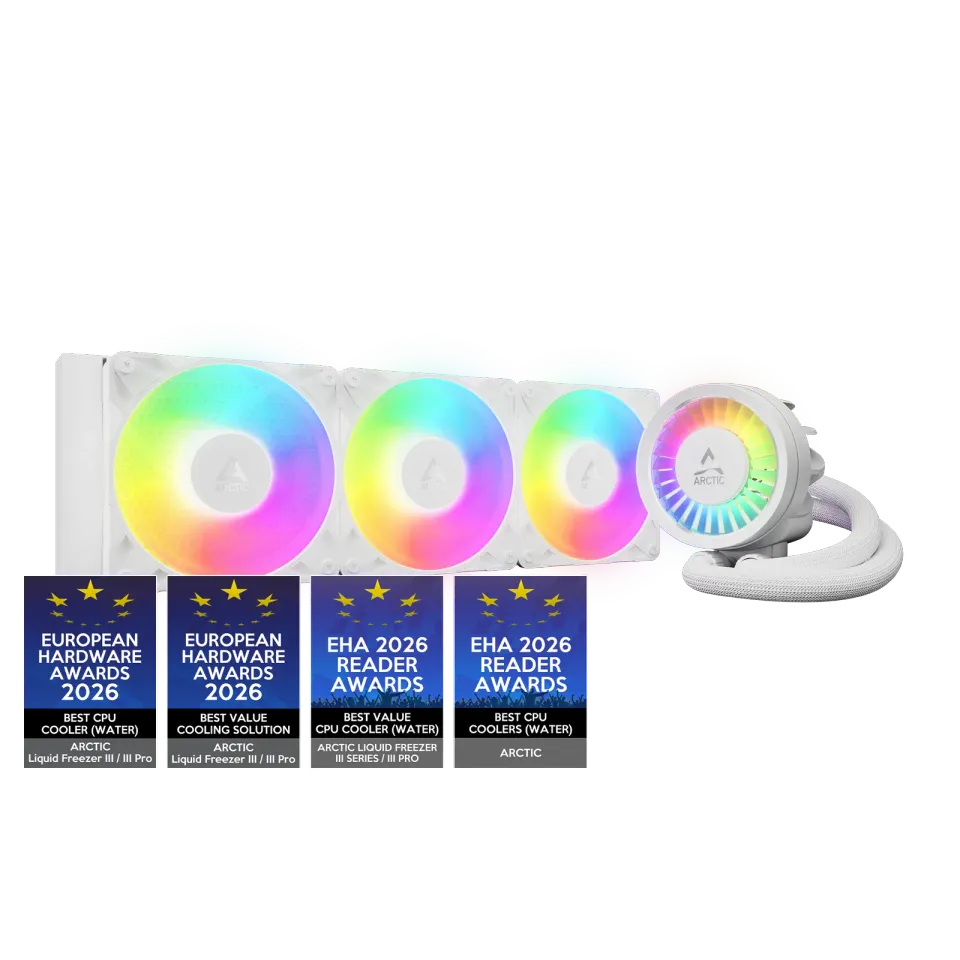 ARCTIC Liquid Freezer III 360 Pro A-RGB (White), komplet vodního chlazení CPU