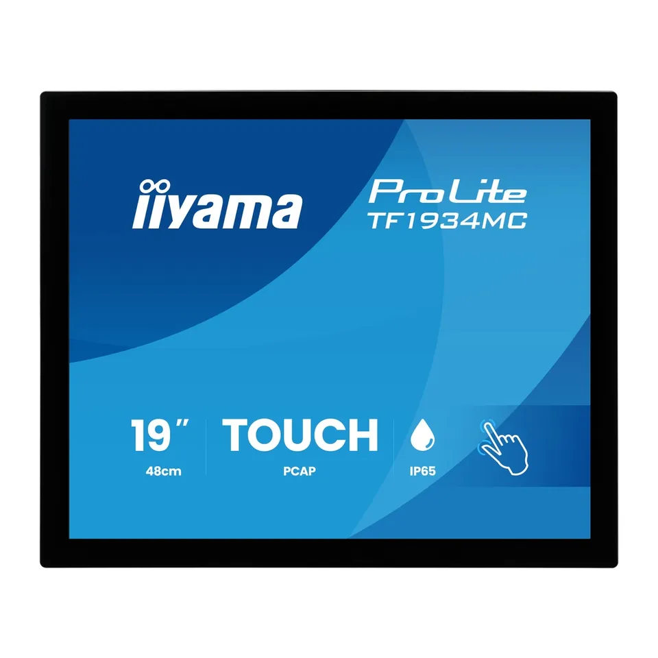 19" iiyama TF1934MC-B8X-SXGA,IPS,350cd,PCAP,IP65,O