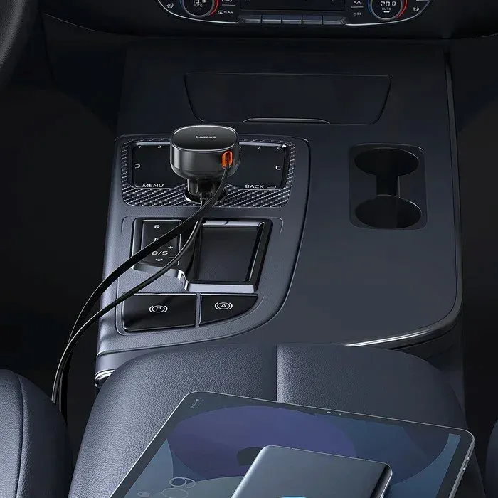 Baseus Enjoyment Pro Nabíječka do Auta USB-C 60W Cluster Black