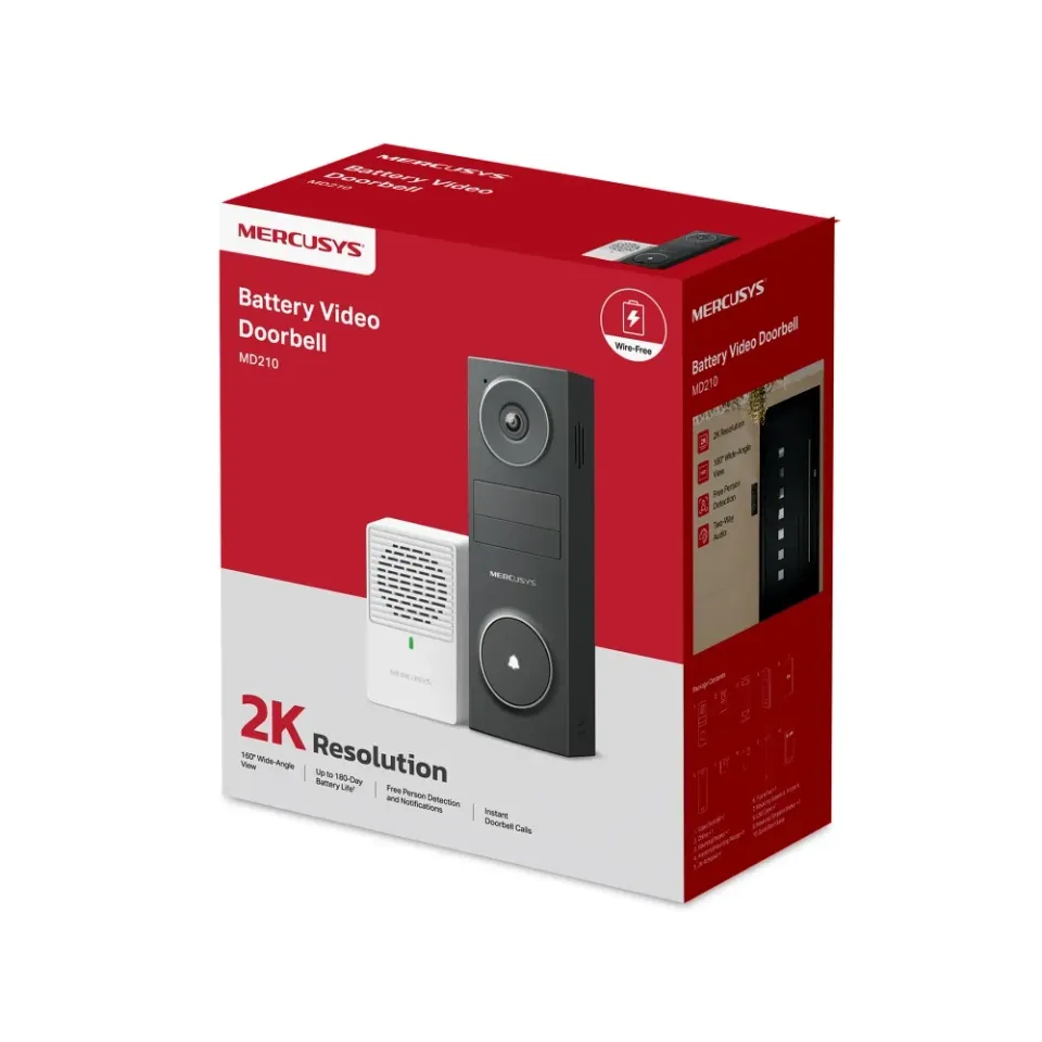 Mercusys MD210 Battery Video Doorbell