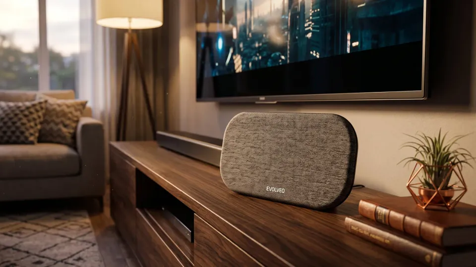 EVOLVEO Xany L, aktivní pokojová anténa DVB-T2, filtr LTE/4G/5G