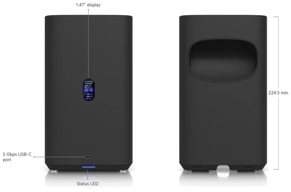 UBIQUITI UNAS-4-B ,černý
