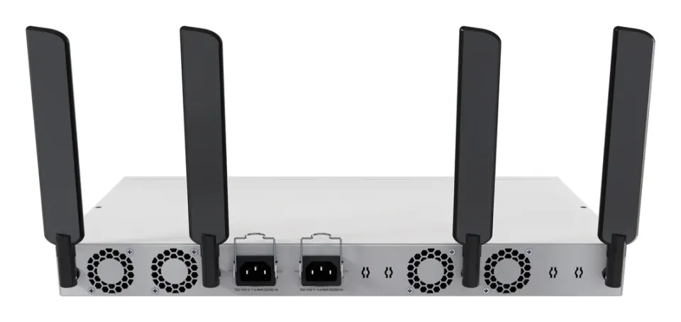 MikroTik CRS418-8P-8G-2S+5axQ2axQ-RM 4x4 MIMO WiFi6 16-portový Gigabit Cloud Router Switch