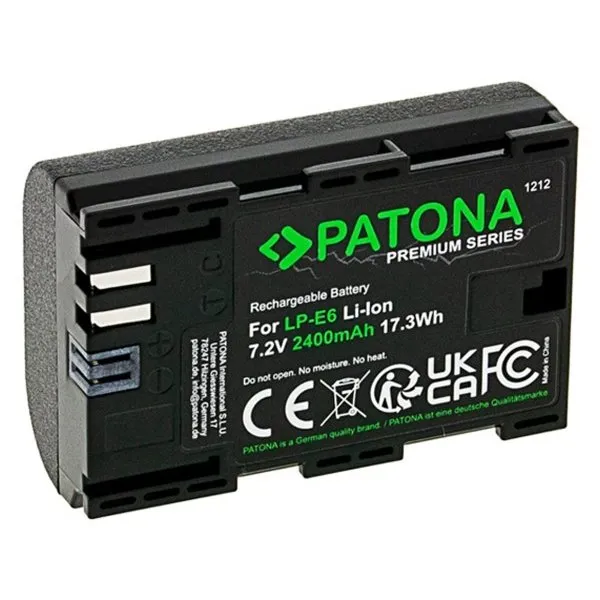 PATONA baterie pro foto Canon LP-E6 2400mAh Li-Ion Premium
