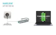 i-tec USB-C Metal Nano Docking Station 4K HDMI LAN + Power Delivery 100 W
