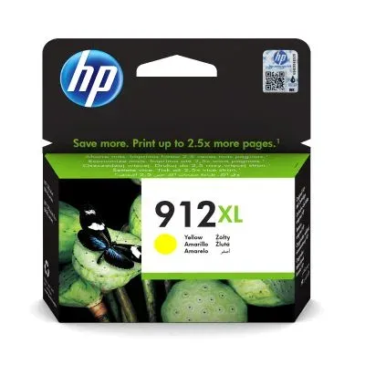 HP 3YL83AE náplň č.912XL žlutá inkoustová kazeta (cca 700 stran) OfficeJet 8013, 8022, HP OfficeJet Pro 8023