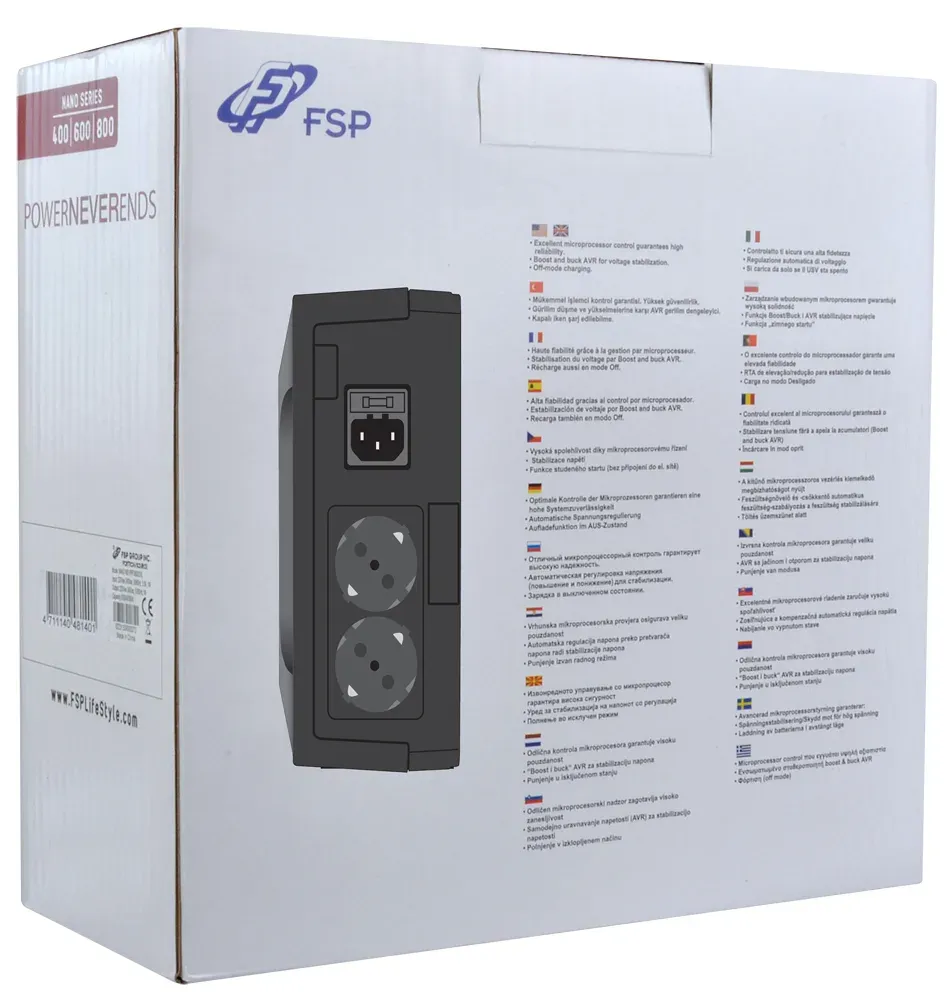 Fortron UPS FSP Nano 800, 800 VA, offline