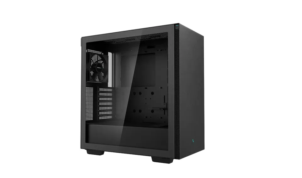 DEEPCOOL skříň CH510 / E-ATX / 120 mm fan / 2xUSB 3.0 / tvrzené sklo / černá