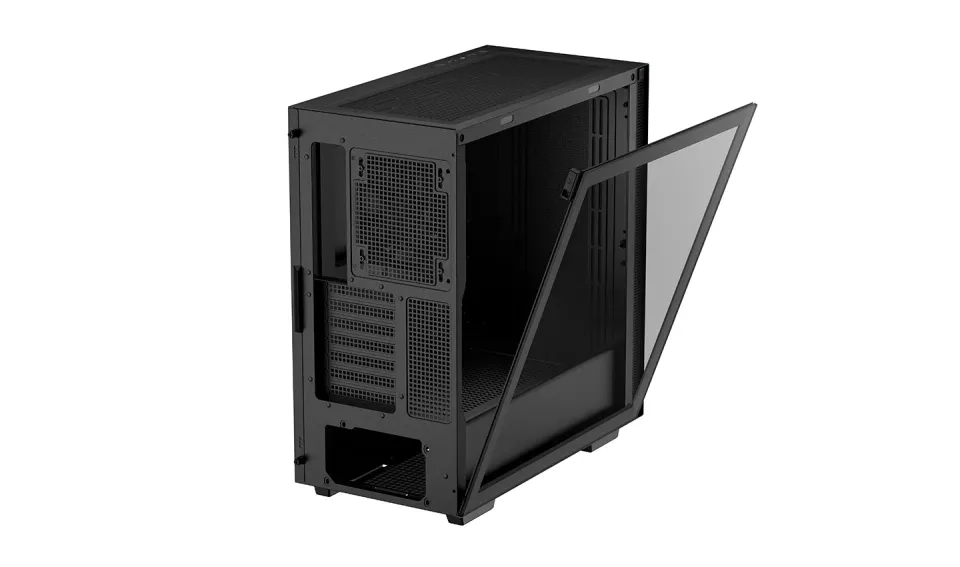 DEEPCOOL skříň CH510 / E-ATX / 120 mm fan / 2xUSB 3.0 / tvrzené sklo / černá