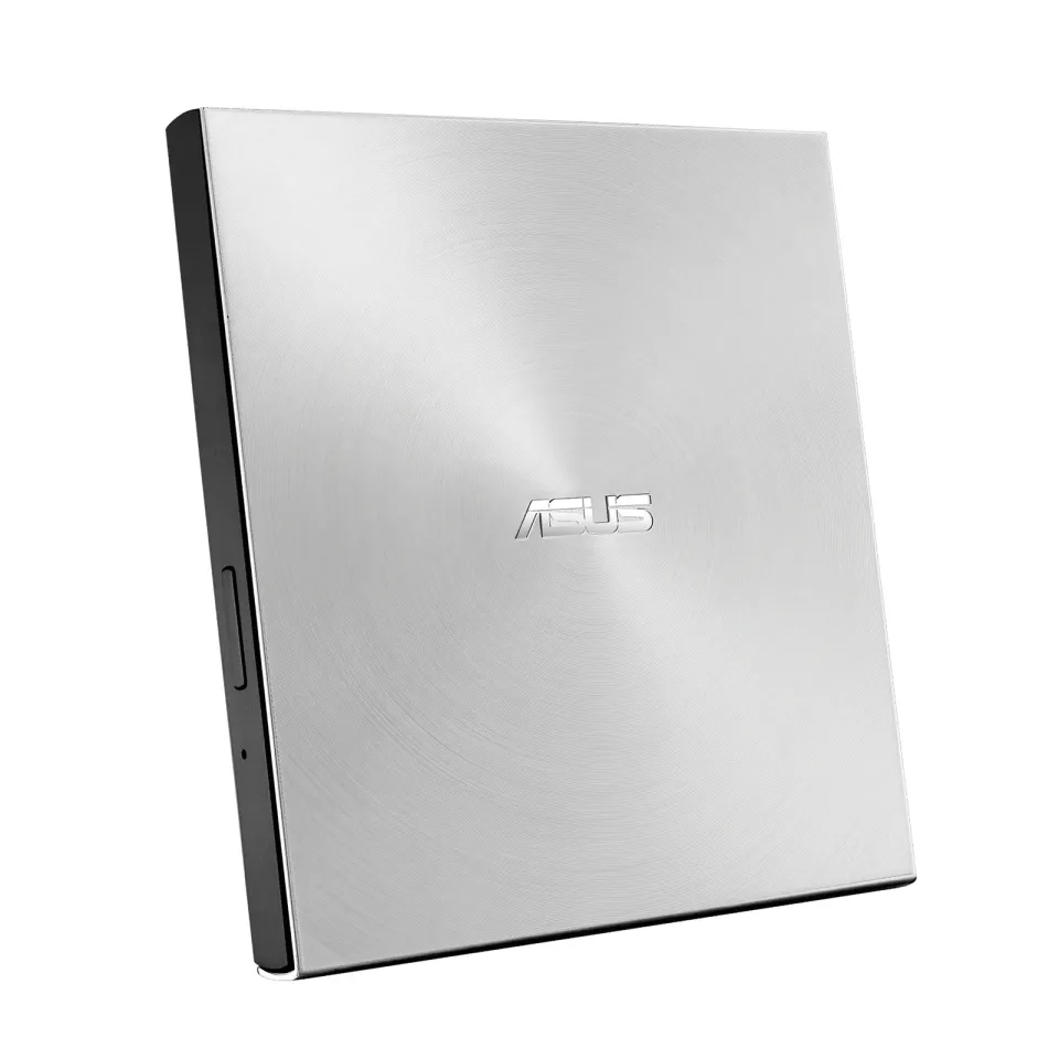 ASUS DVD ZenDrive SDRW-08U8M-U SILVER, External Slim DVD-RW, stříbrná