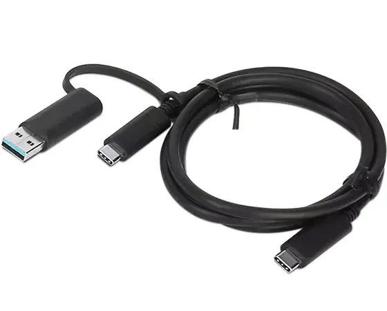 Lenovo kabel USB-C / USB-A+USB-C Hybrid 1m