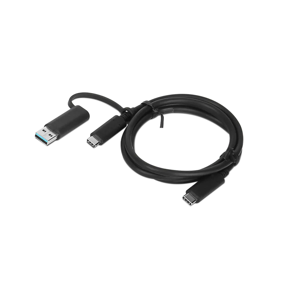 Lenovo kabel USB-C / USB-A+USB-C Hybrid 1m