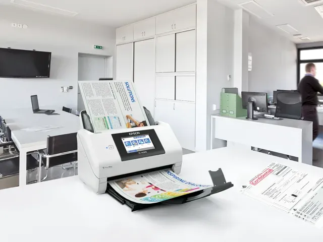 EPSON skener WorkForce DS-790WN - A4/45 str./min/600x600dpi/USB3.0/DADF/LAN/Wi-F