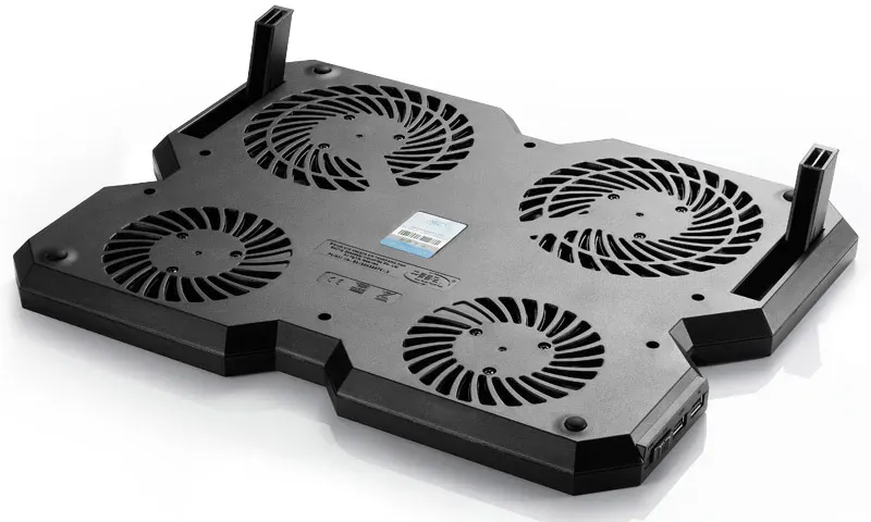 DEEPCOOL Chladící podložka Multi Core X6, pod notebook, černá