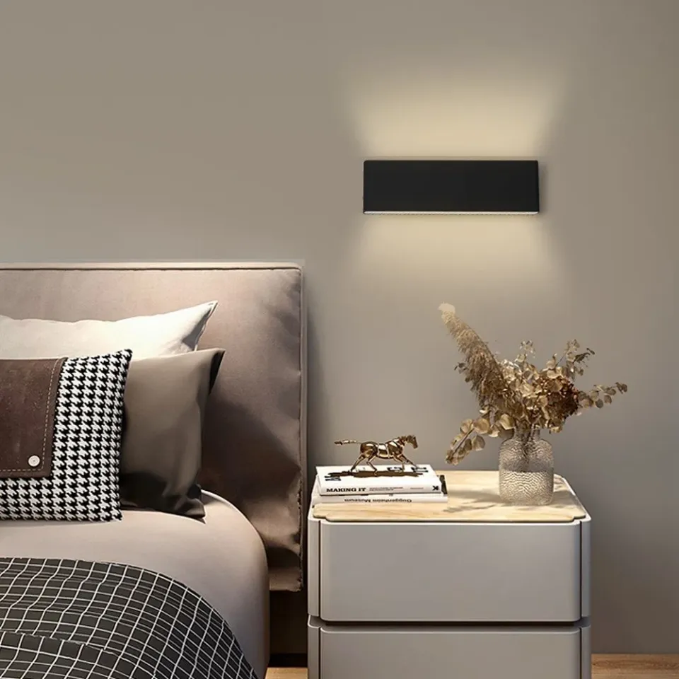 IMMAX NEO LISTON SMART nástěnné svítidlo 29cm 8W černé, TUYA