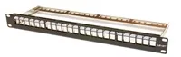 19" modulární patch panel LEXI-Net 24port, černý