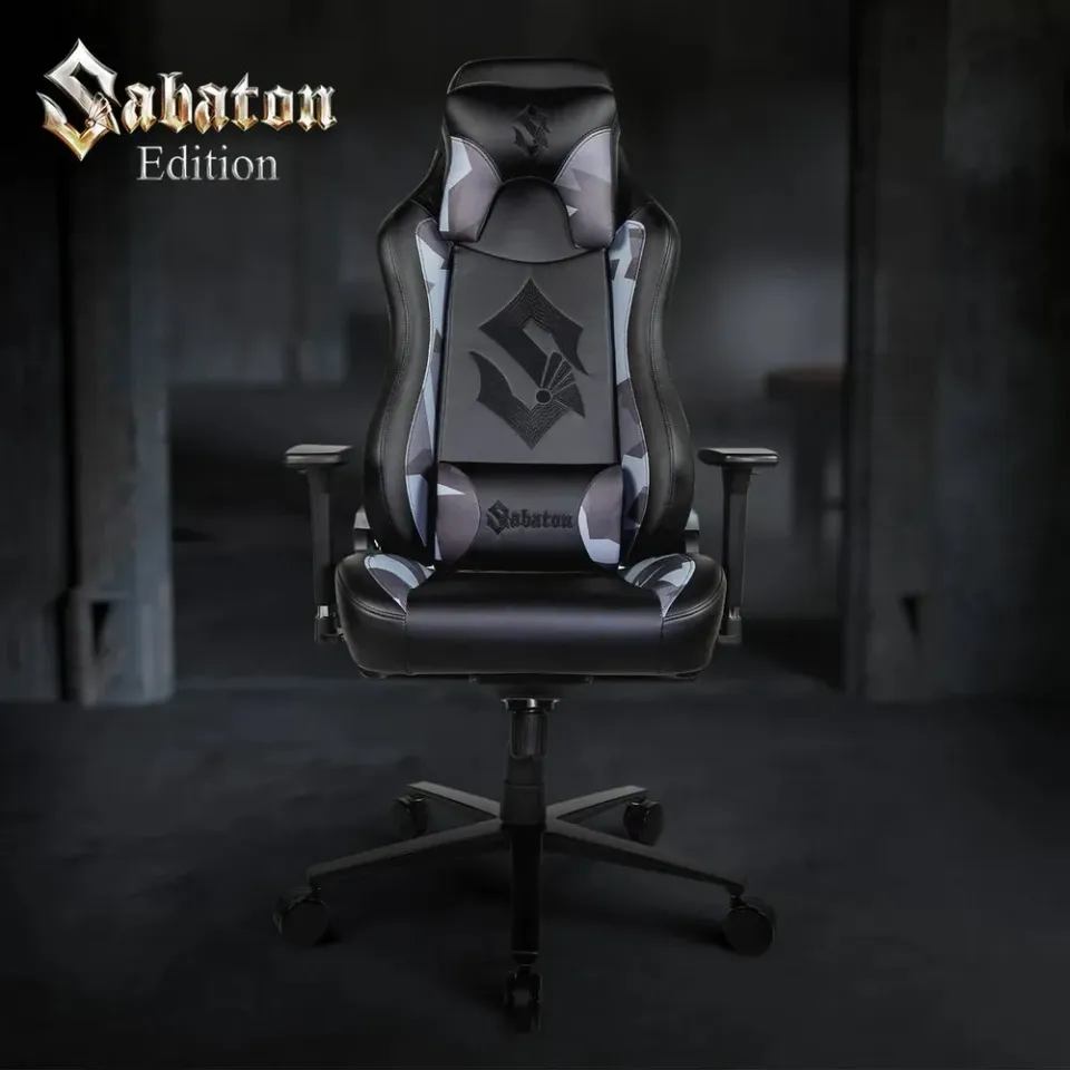 AROZZI herní židle VERNAZZA SABATON Edition/ povrch polyuretan/ černá