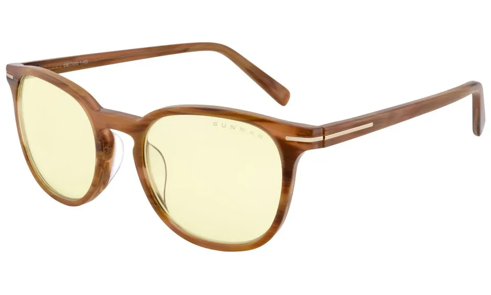 GUNNAR kancelářske/herní brýle DAVIS MAPLE jantarová skla BLF 65 GUNNAR focus