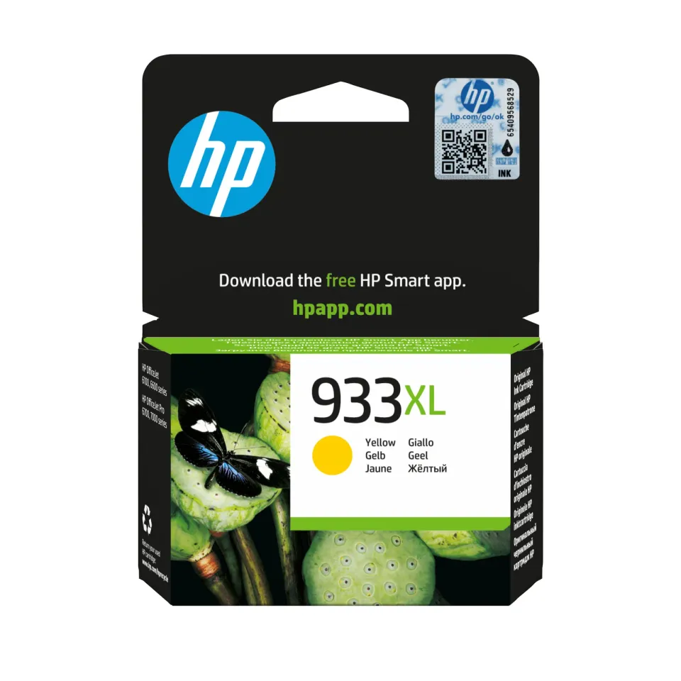HP CN056AE originální náplň č.933XL žlutá velká (cca 825 stran, yellow, pro OJ 6700, OJ 7610, 7612)