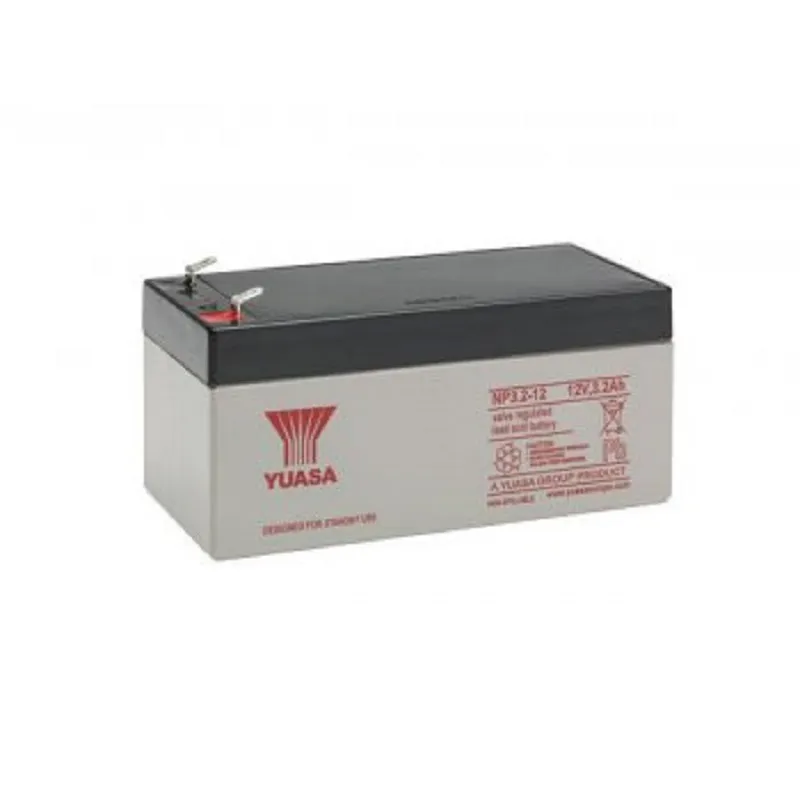 Fukawa YUASA NP3,2-12 (12V; 3,2Ah; faston F1-4,7mm; životnost 5let)