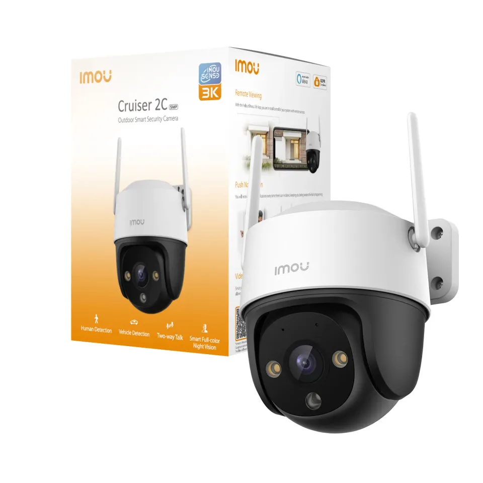 Imou IP kamera Cruiser 2C 5MP/ PTZ/ Wi-Fi/ LAN/ 5Mpix/ IP66/ objektiv 3,6mm/ 8x zoom/ H.265/ IR až 30m/ CZ app